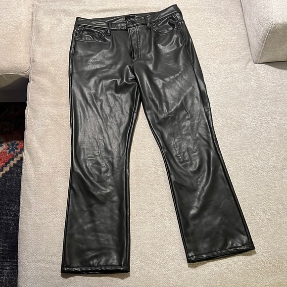 MOTHER Pants - Mother Insider Ankle in Faux Show